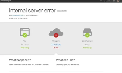 Cloudflare lại gặp sự cố, loạt dịch vụ Internet nổi tiếng 'mất kết nối'