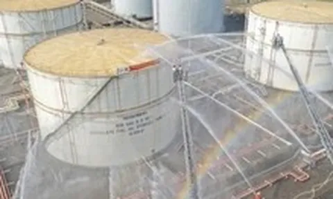 Diễn tập chữa cháy và cứu nạn, cứu hộ tại Công ty nhiệt điện Phú Mỹ