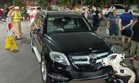Vụ ô tô Mercedes đâm liên hoàn ở Hà Nội: Kết quả kiểm tra nồng độ cồn với tài xế