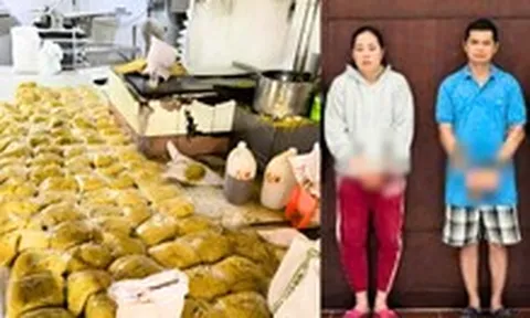 Bắt hai vợ chồng sản xuất gần 3.000 tấn mì tươi chứa hàn the, thủy tinh lỏng