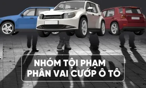 Nhóm tội phạm phân vai như phim hành động, liên tiếp gây ra hai vụ cướp ô tô