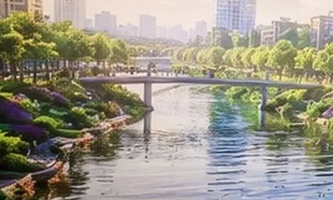 Sông Tô Lịch thay đổi ra sao trong quy hoạch Hà Nội tầm nhìn 100 năm?