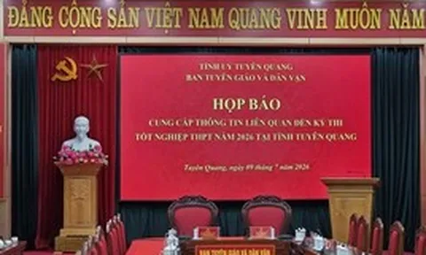 Trực tiếp: Tuyên Quang họp báo thông tin vụ 146 điểm 10 Toán