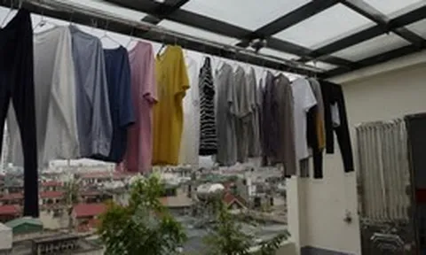 Lời khuyên cho những gia đình đang phơi quần áo ngoài ban công, sân thượng