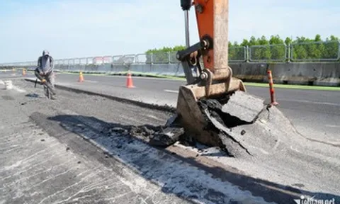 Cao tốc Biên Hòa - Vũng Tàu nứt 40m: Chuyên gia xuống hiện trường tìm nguyên nhân