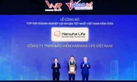 Hanwha Life vào Top 50 Doanh nghiệp lợi nhuận xuất sắc Việt Nam 2026