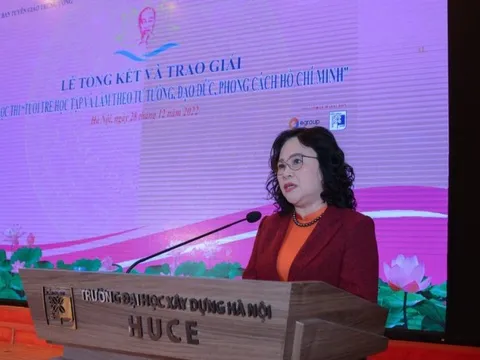 Bộ GD&ĐT trao giải cuộc thi tuổi trẻ học tập làm theo theo lời Bác