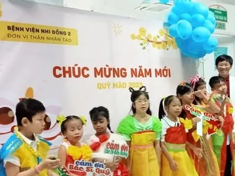 Bệnh viện Nhi đồng 2 tổ chức Tết sớm cho trẻ suy thận giai đoạn cuối