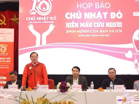 Khởi động chuỗi ngày hiến máu tình nguyện Chủ nhật Đỏ 2023