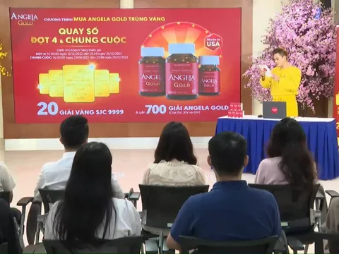 Angela Gold đã tìm ra 20 chủ nhân giải vàng và hàng trăm giải thưởng hấp dẫn cuối cùng