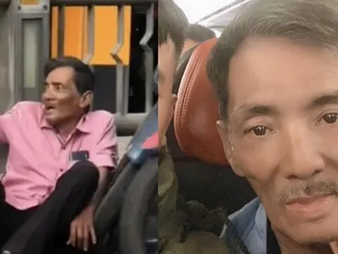 Hình ảnh hiện tại của nghệ sĩ Thương Tín sau vụ ngã xe ngồi thất thần trên cầu