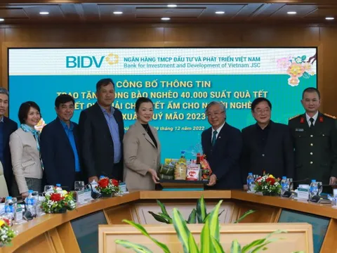 BIDV dành 20 tỷ đồng tặng quà Tết cho người nghèo Xuân Quý Mão 2023