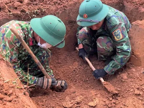 Phát hiện nhiều hài cốt liệt sĩ ở Quảng Trị