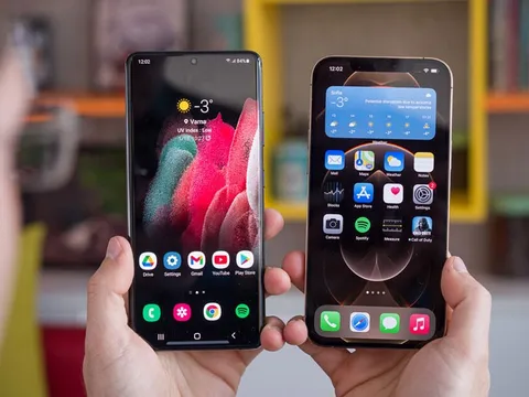 Samsung Galaxy S21 Ultra vượt trội iPhone 12 Pro Max về thời lượng pin