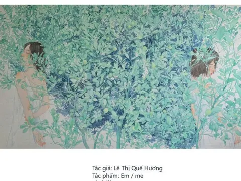 Bức tranh lụa đoạt giải thưởng năm 2025