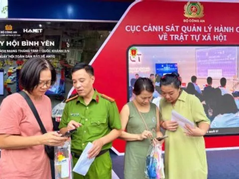 Cục Cảnh sát QLHC về trật tự xã hội hướng dẫn tích hợp tài khoản an sinh tại VNeID