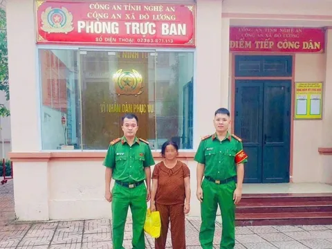 Công an giúp người phụ nữ đi lạc 500 km trong hơn 2 tháng về với gia đình