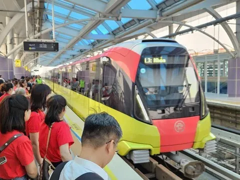 Đường sắt đô thị của Hà Nội phục vụ gần 1,8 triệu lượt hành khách dịp Quốc khánh 2/9