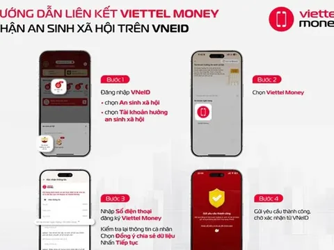 Viettel Money hướng dẫn nhận tiền trợ cấp an sinh xã hội trên VNeID