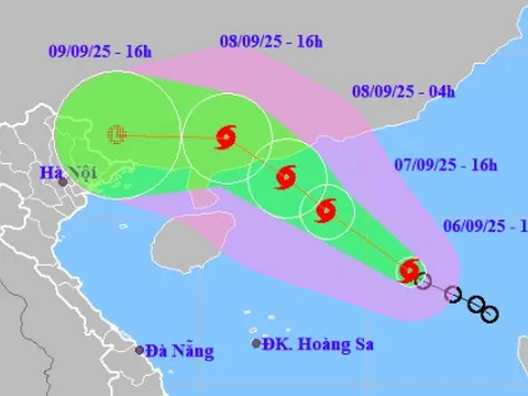 Áp thấp nhiệt đới mạnh lên thành bão số 7, giật cấp 10, có vào nước ta?