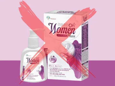 Lại phát hiện lô dung dịch vệ sinh phụ nữ vi phạm quy định về chất lượng