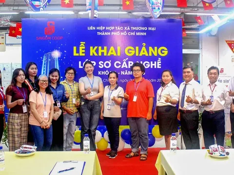 Saigon Co.op chính thức khai giảng khóa đào tạo thu ngân, bán hàng chuyên nghiệp