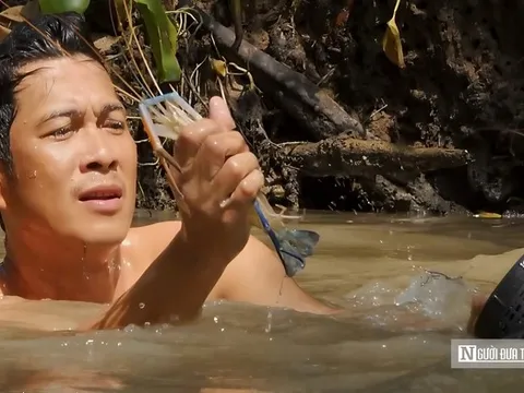 Theo chân thợ lặn miền Tây săn tôm, có ngày bỏ túi tiền triệu