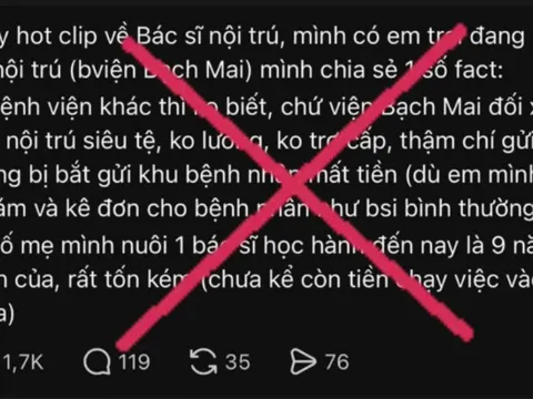 Người phụ nữ tung tin sai sự thật về bác sĩ nội trú Bệnh viện Bạch Mai để làm gì?
