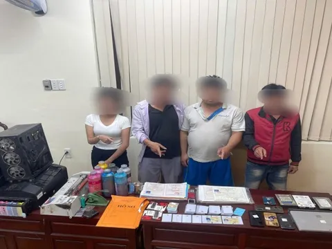 Triệt phá nhóm đối tượng làm giả sổ đỏ, giấy phép lái xe, bằng cấp các loại