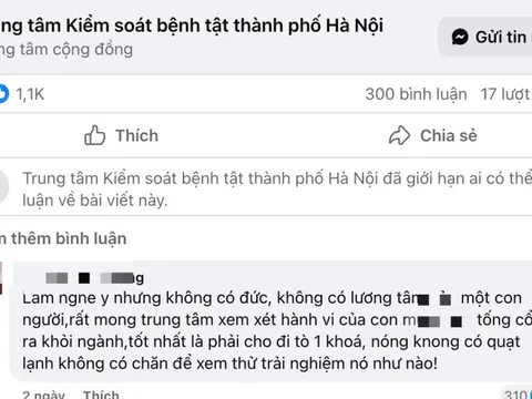 CDC Hà Nội khóa bình luận Fanpage vì nhân viên liên quan vụ 'mẹ kế bạo hành'