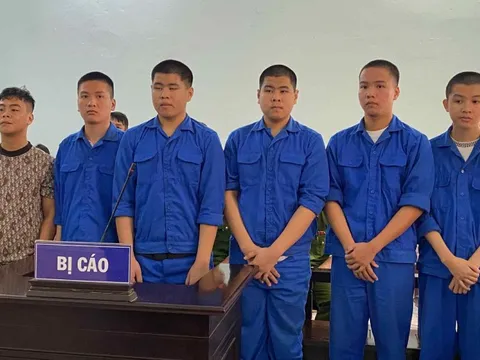 Gây ra 5 vụ cướp tài sản trong đêm, 6 nam thanh lĩnh án