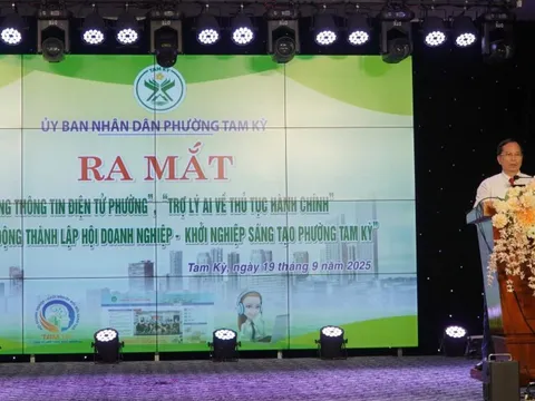 Phường Tam Kỳ ra mắt trợ lý AI hỗ trợ dân thực hiện thủ tục hành chính