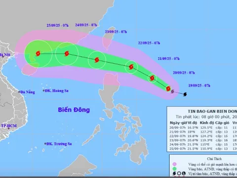 Bão Ragasa khả năng mạnh lên thành siêu bão khi vào Biển Đông