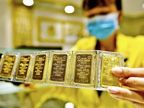 Giá vàng miếng SJC tăng 1 triệu đồng/lượng