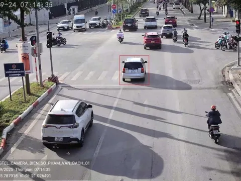 Chỉ nửa ngày thí điểm, camera AI phát hiện 1.452 xe vượt đèn đỏ trên một tuyến phố