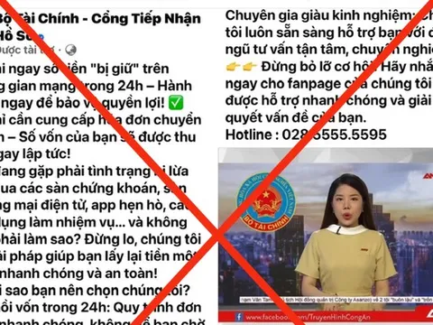 Cảnh báo nạn mạo danh Bộ Tài chính