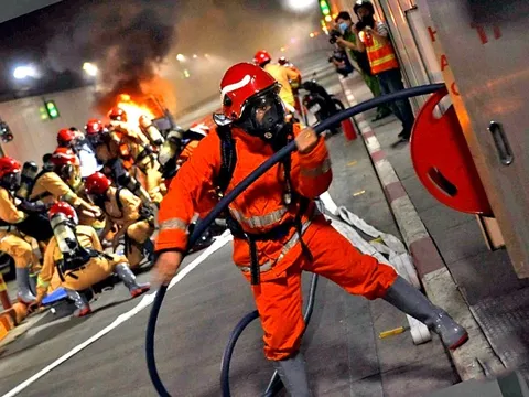 Đổi thời gian diễn tập chữa cháy, TP.HCM cấm xe qua hầm sông Sài Gòn các ngày cuối tuần