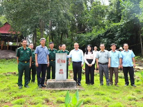 Lãnh đạo tỉnh Lâm Đồng khảo sát thực tế công tác biên giới đất liền