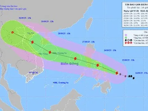 Tin cuối cùng về bão số 9 Ragasa, bão Bualoi khi nào vào Biển Đông?