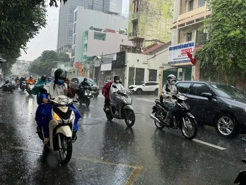 Thời tiết TP HCM hôm nay, 28-9: Mưa dông vào chiều và tối