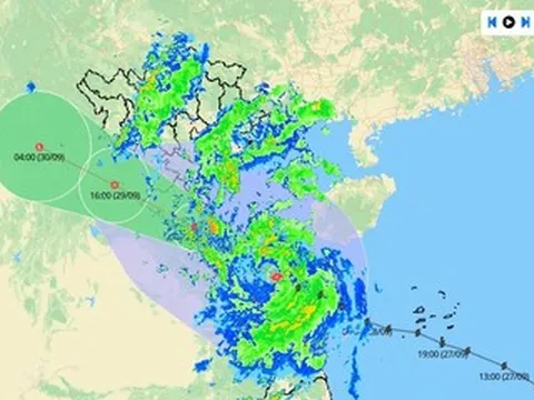 Bão số 10 Bualoi sắp chạm bờ, thời điểm và khu vực gió mạnh nhất