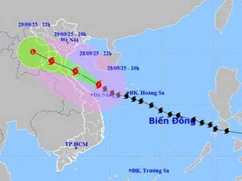 Bão số 10 Bualoi vào Bắc Quảng Trị - Nghệ An tối nay, có thể giật cấp 15