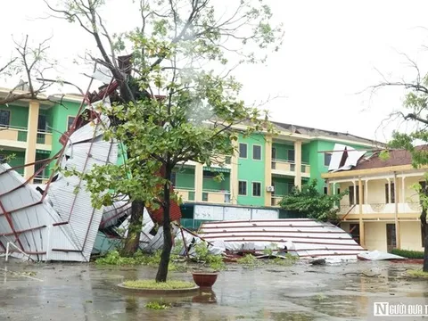 Nghệ An: Toàn bộ học sinh nghỉ học để tránh bão Bualoi