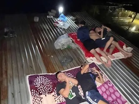Hình ảnh 'giấc ngủ trên mái nhà' trong vùng lũ khiến triệu người xót xa