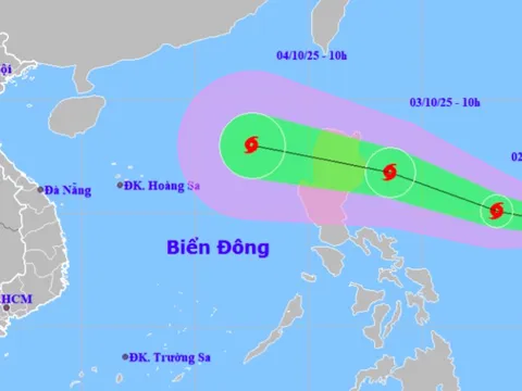 Xuất hiện áp thấp nhiệt đới, dự báo mạnh lên bão vào Biển Đông