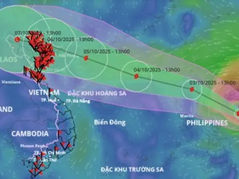 Tin mới về bão Matmo: Cách Biển Đông 650km, ảnh hưởng trực tiếp Bắc Bộ ngày 6/10