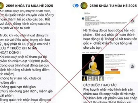 Sập bẫy lừa đảo khi đăng ký "khóa tu" trên mạng, người phụ nữ mất gần 200 triệu đồng