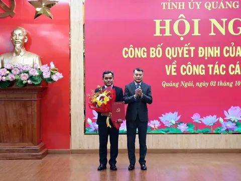 Ông Hồ Văn Niên giữ chức Bí thư Quảng Ngãi nhiệm kỳ 2025 – 2030