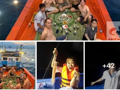 Khi tàu cá thành “du thuyền” bất hợp pháp chở khách ra khơi câu mực đêm