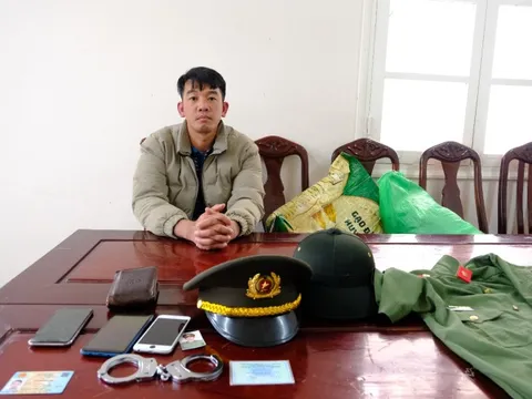 Bắt thanh niên mặc quân phục giả danh công an để “tạo uy tín”